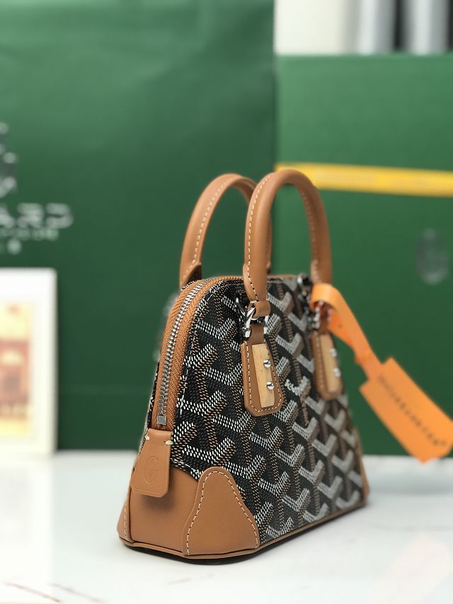 Goyard original canvas vendome nano bag GY0141 black&brown