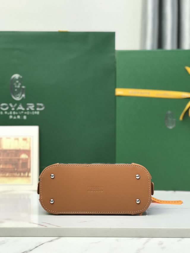 Goyard original canvas vendome nano bag GY0141 black&brown