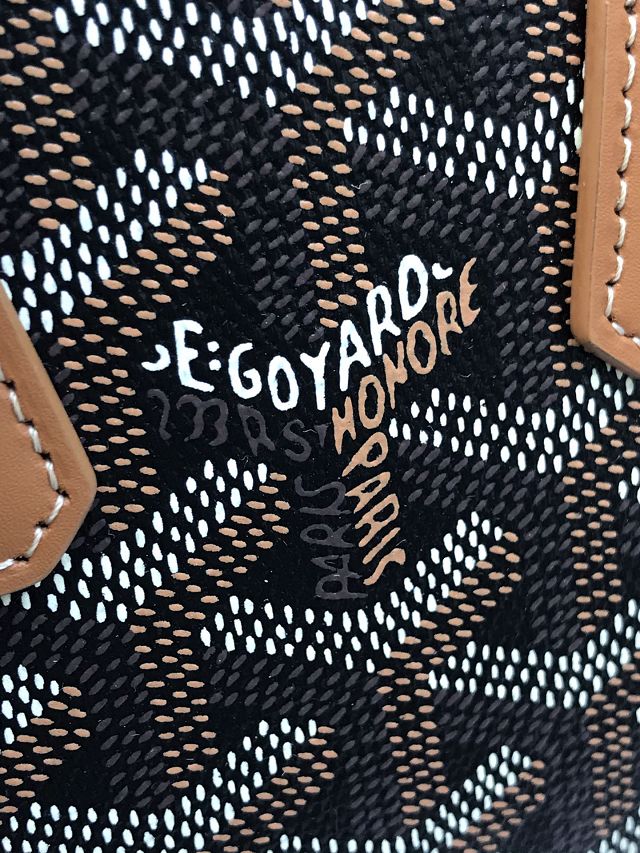 Goyard original canvas vendome nano bag GY0141 black&brown