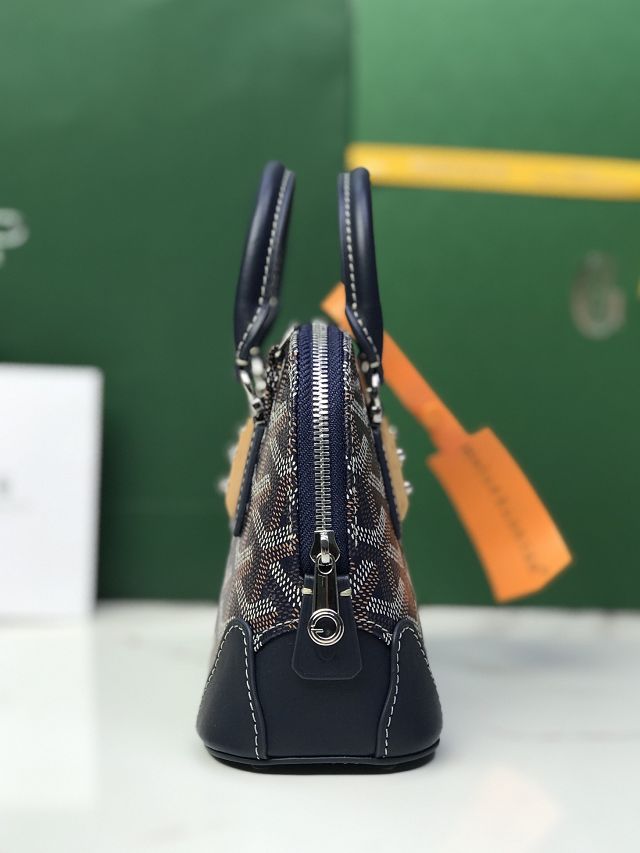 Goyard original canvas vendome nano bag GY0141 dark blue