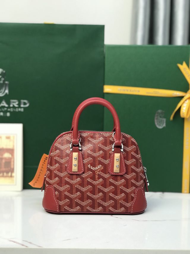 Goyard original canvas vendome nano bag GY0141 red