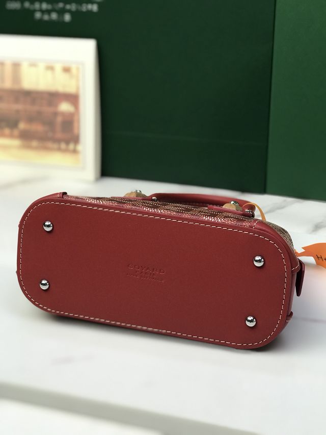 Goyard original canvas vendome nano bag GY0141 red