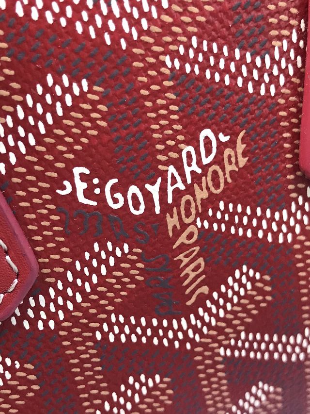 Goyard original canvas vendome nano bag GY0141 red