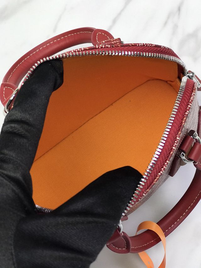 Goyard original canvas vendome nano bag GY0141 red