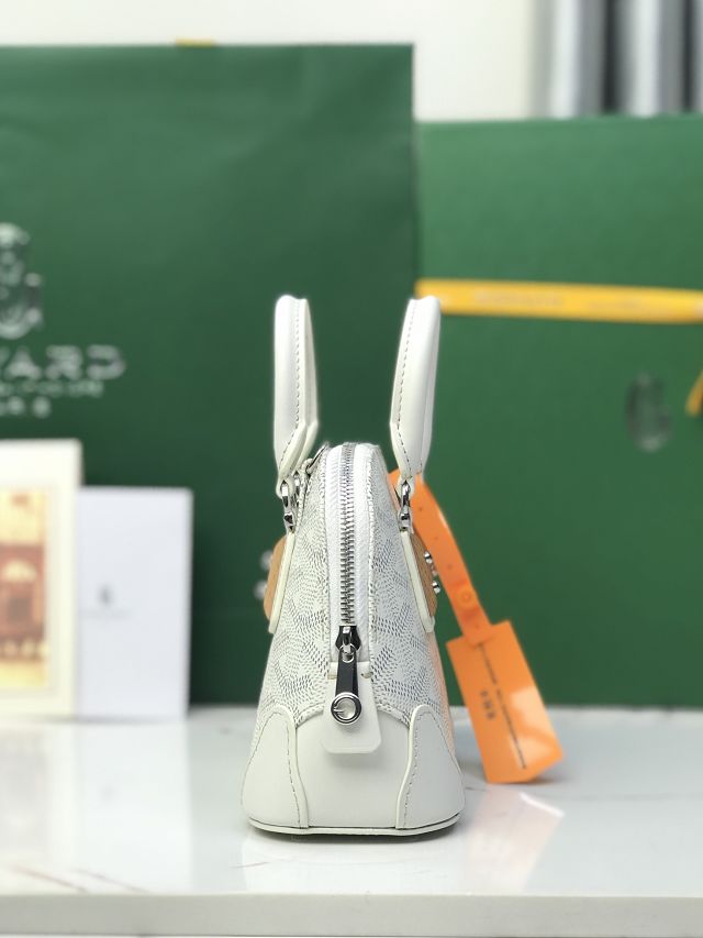 Goyard original canvas vendome nano bag GY0141 white