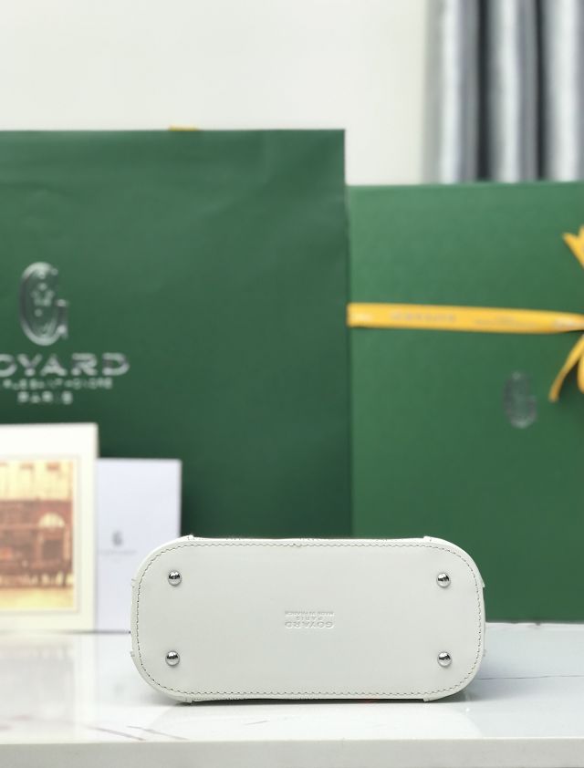 Goyard original canvas vendome nano bag GY0141 white