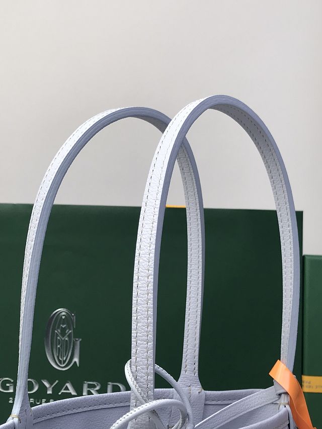 Goyard original calfskin&canvas reversible anjou mini bag GY0086 polar blue