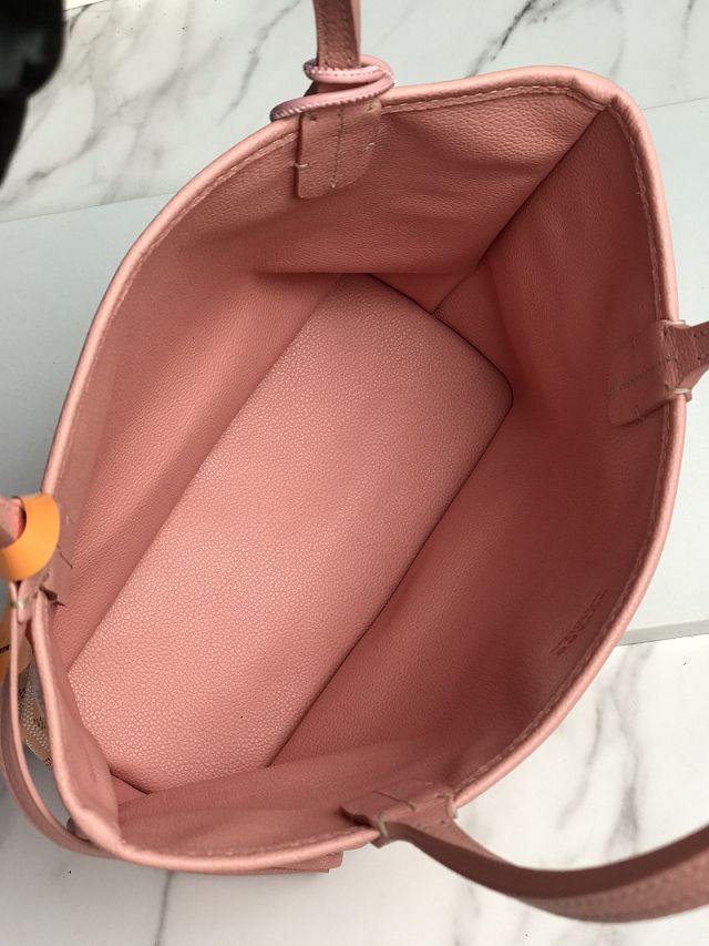 Goyard original calfskin&canvas reversible anjou mini bag GY0086 powder pink