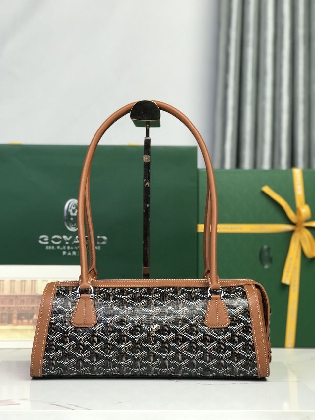 Goyard original canvas bonbonniere bag GY0144 black&brown