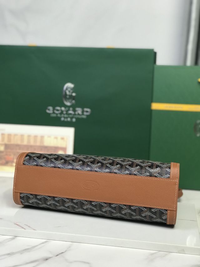 Goyard original canvas bonbonniere bag GY0144 black&brown