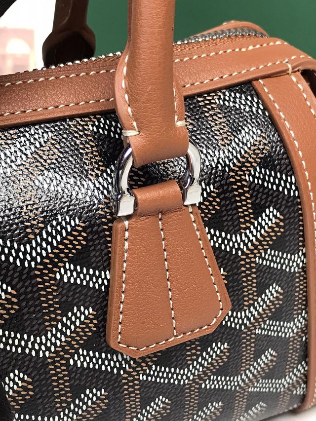 Goyard original canvas bonbonniere bag GY0144 black&brown