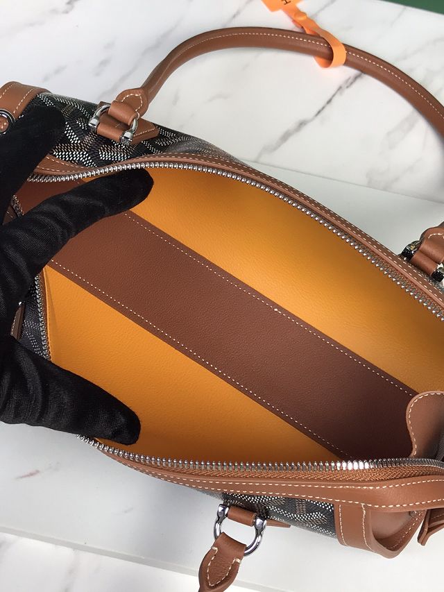 Goyard original canvas bonbonniere bag GY0144 black&brown
