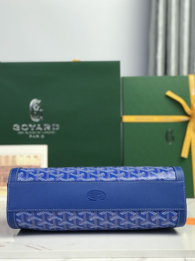 Goyard original canvas bonbonniere bag GY0144 blue