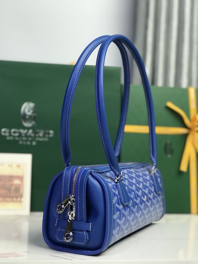 Goyard original canvas bonbonniere bag GY0144 blue