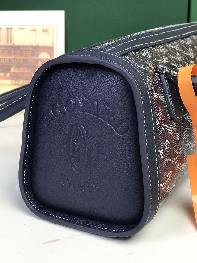 Goyard original canvas bonbonniere bag GY0144 dark blue