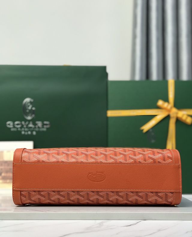 Goyard original canvas bonbonniere bag GY0144 orange