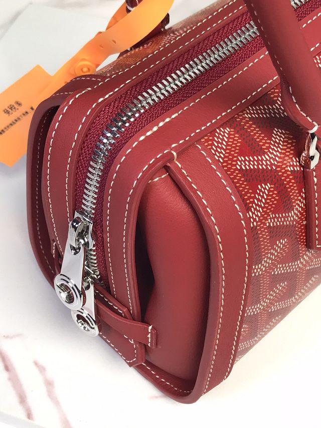 Goyard original canvas bonbonniere bag GY0144 red