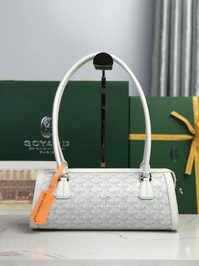 Goyard original canvas bonbonniere bag GY0144 white