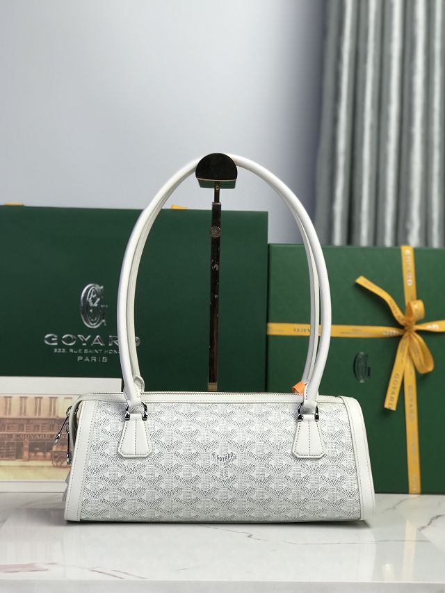 Goyard original canvas bonbonniere bag GY0144 white