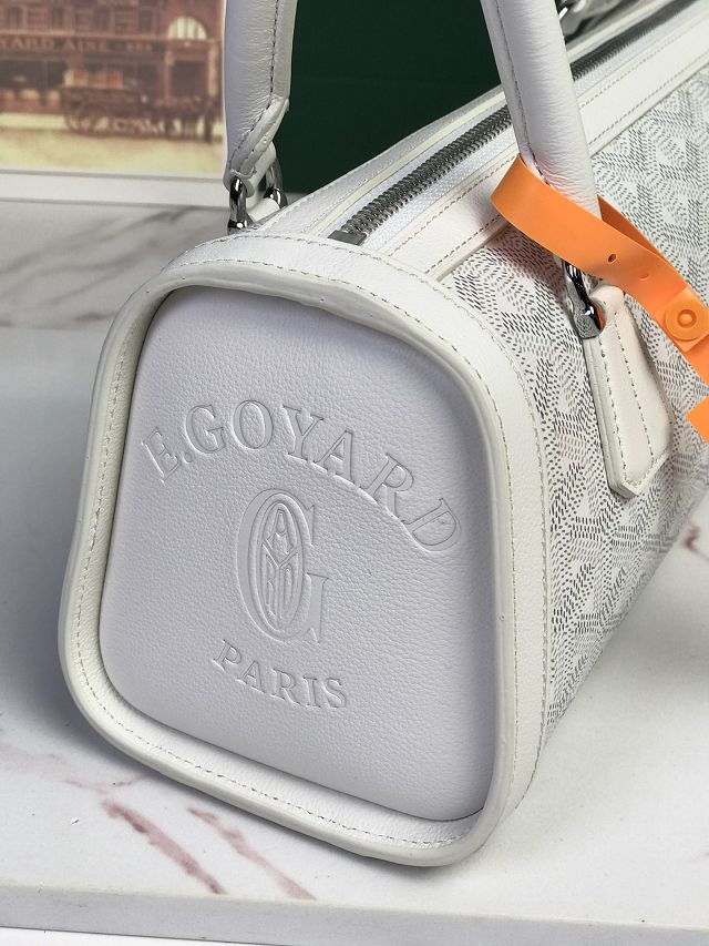 Goyard original canvas bonbonniere bag GY0144 white