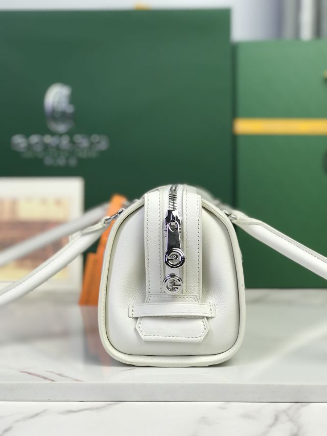 Goyard original canvas bonbonniere bag GY0144 white