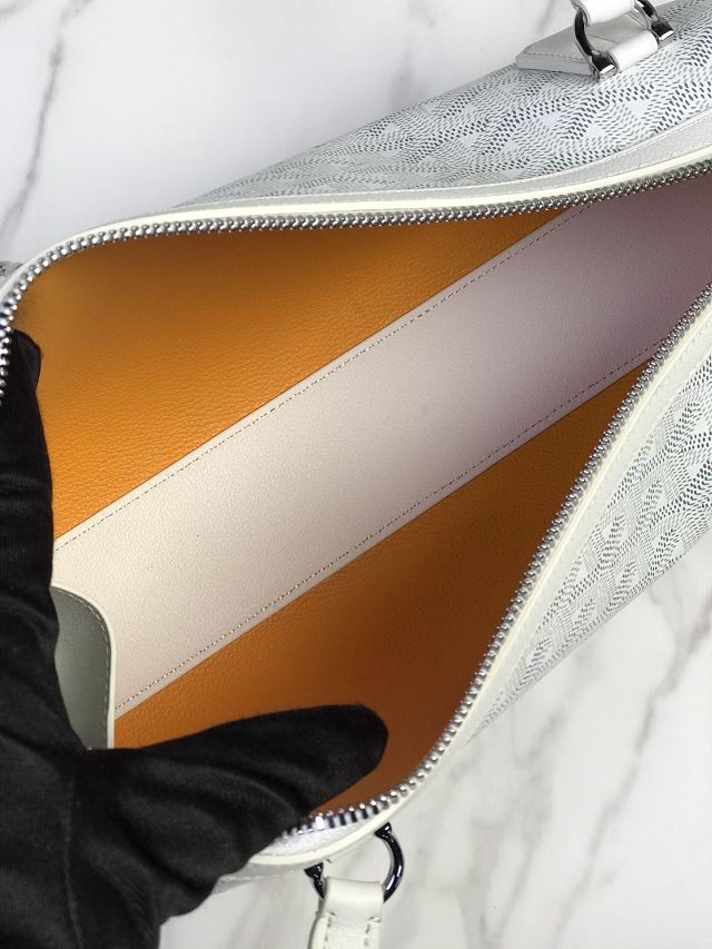 Goyard original canvas bonbonniere bag GY0144 white