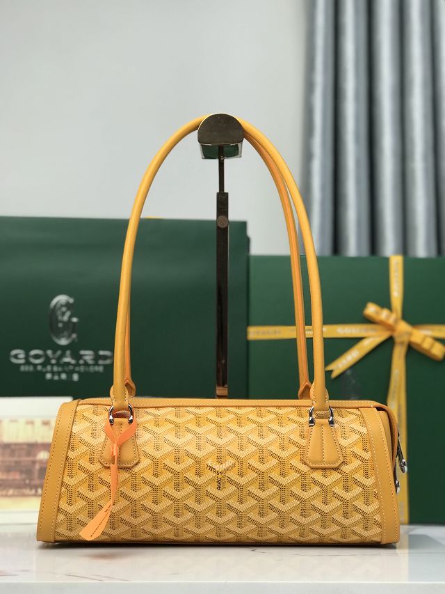 Goyard original canvas bonbonniere bag GY0144 yellow