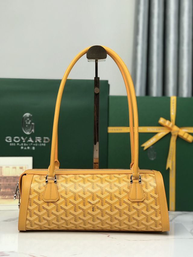 Goyard original canvas bonbonniere bag GY0144 yellow
