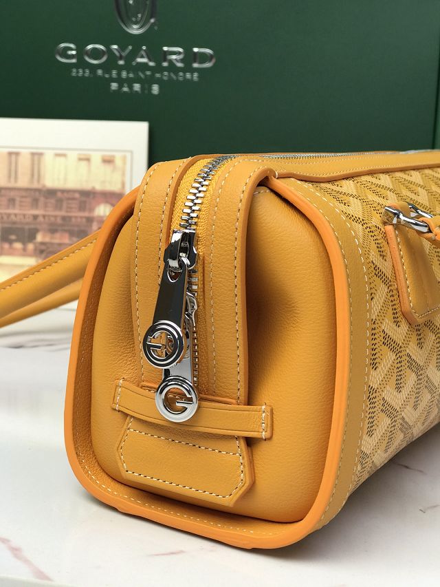 Goyard original canvas bonbonniere bag GY0144 yellow