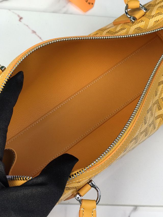 Goyard original canvas bonbonniere bag GY0144 yellow