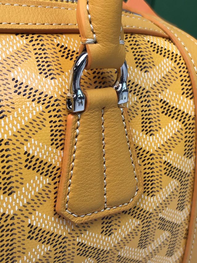 Goyard original canvas bonbonniere bag GY0144 yellow