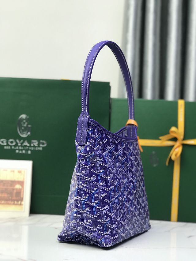 Goyard original canvas hobo boheme mini bag GY0143 blueberry purple