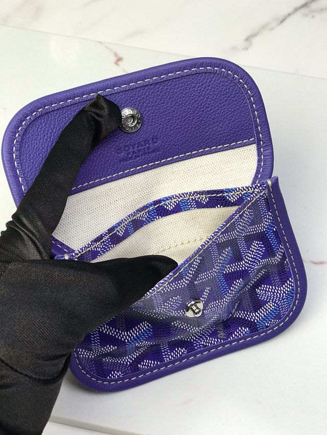 Goyard original canvas hobo boheme mini bag GY0143 blueberry purple