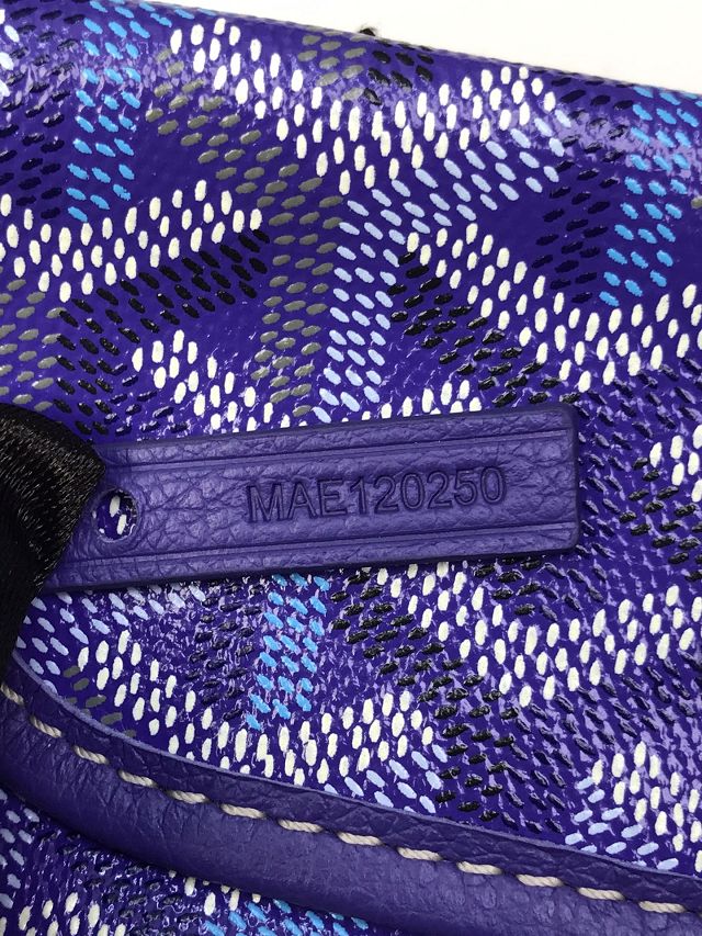 Goyard original canvas hobo boheme mini bag GY0143 blueberry purple