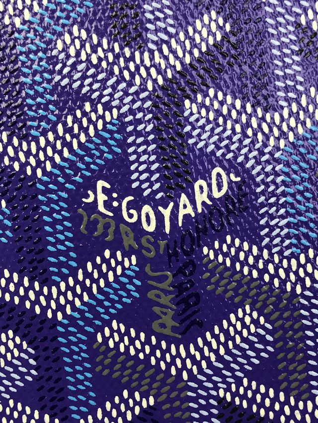 Goyard original canvas hobo boheme mini bag GY0143 blueberry purple