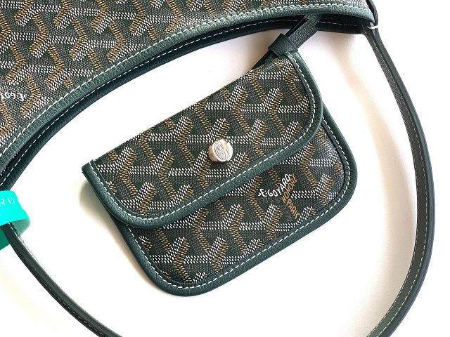 Goyard original canvas hobo boheme mini bag GY0143 dark green