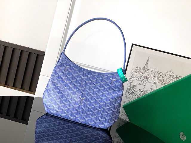 Goyard original canvas hobo boheme mini bag GY0143  iris