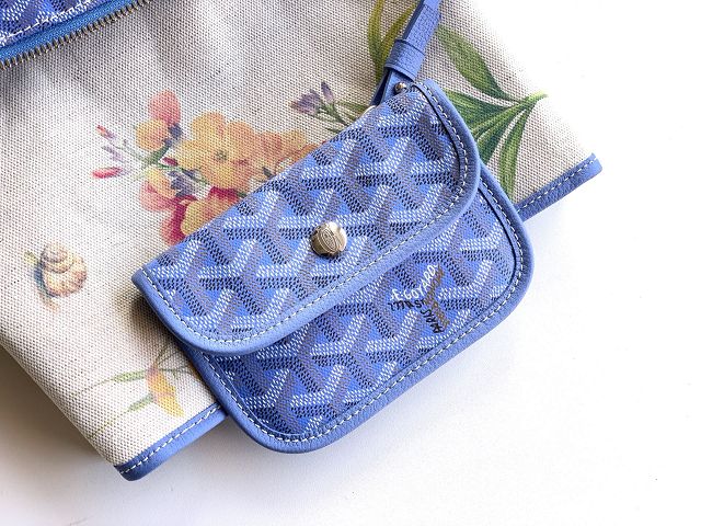 Goyard original canvas hobo boheme mini bag GY0143  iris