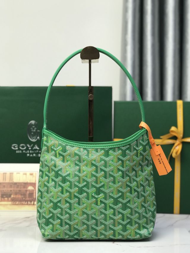 Goyard original canvas hobo boheme mini bag GY0143 meadow green
