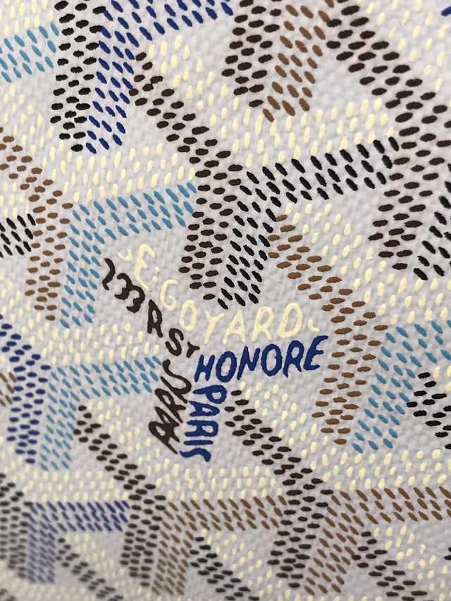 Goyard original canvas hobo boheme mini bag GY0143 polar blue