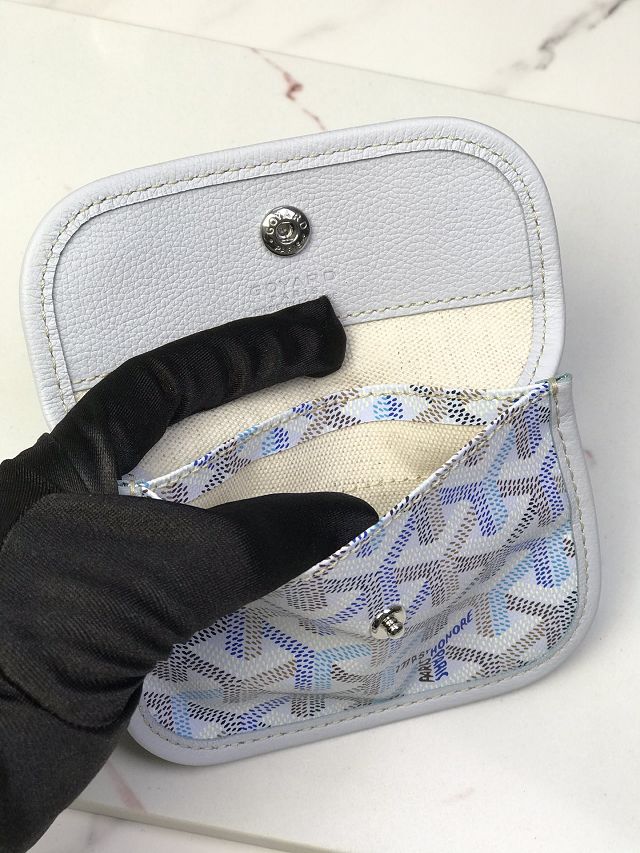 Goyard original canvas hobo boheme mini bag GY0143 polar blue