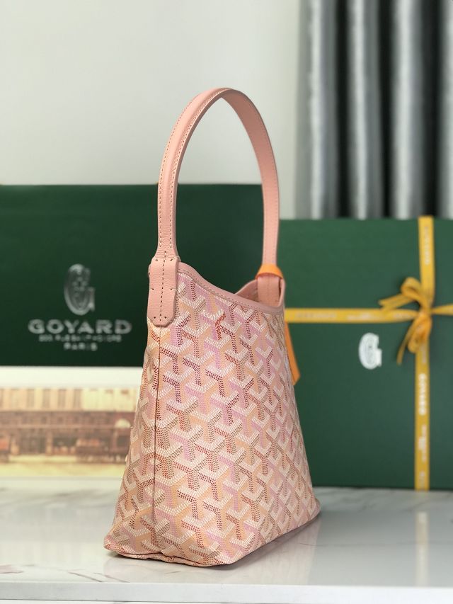 Goyard original canvas hobo boheme mini bag GY0143 powder pink