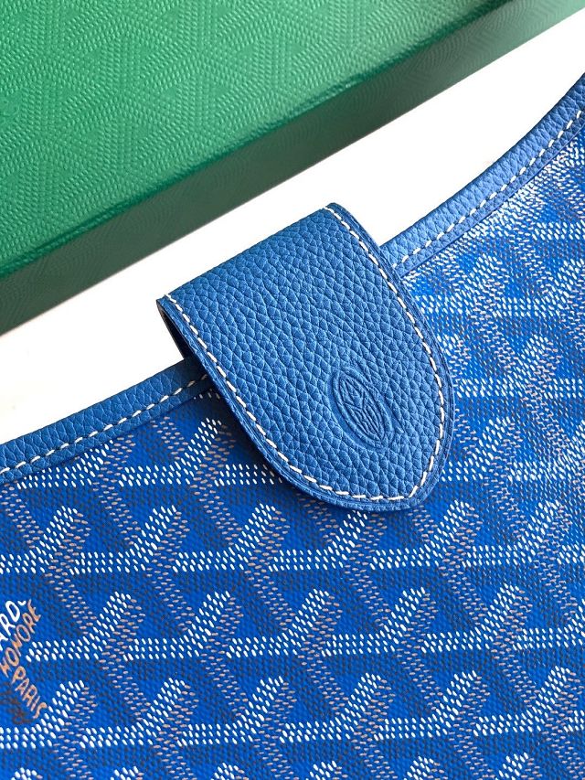 Goyard original canvas musette pm bag GY0145 blue