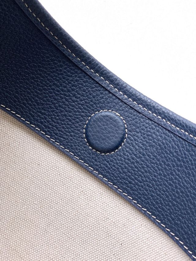 Goyard original canvas musette pm bag GY0145 dark blue