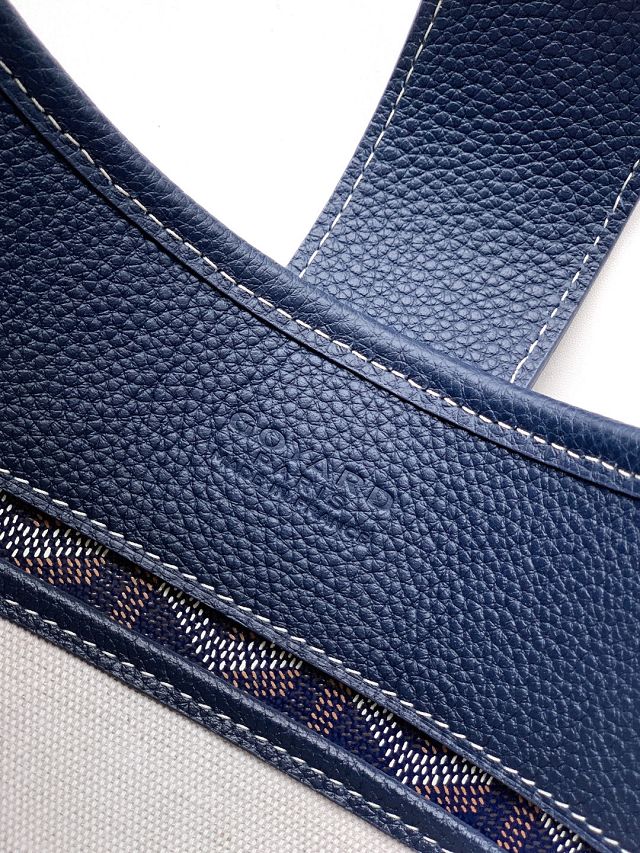 Goyard original canvas musette pm bag GY0145 dark blue
