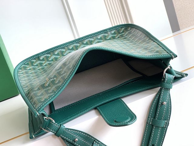Goyard original canvas musette pm bag GY0145 green