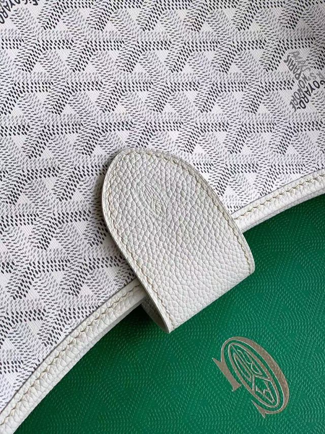 Goyard original canvas musette pm bag GY0145 white