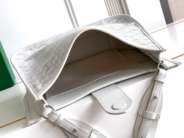 Goyard original canvas musette pm bag GY0145 white