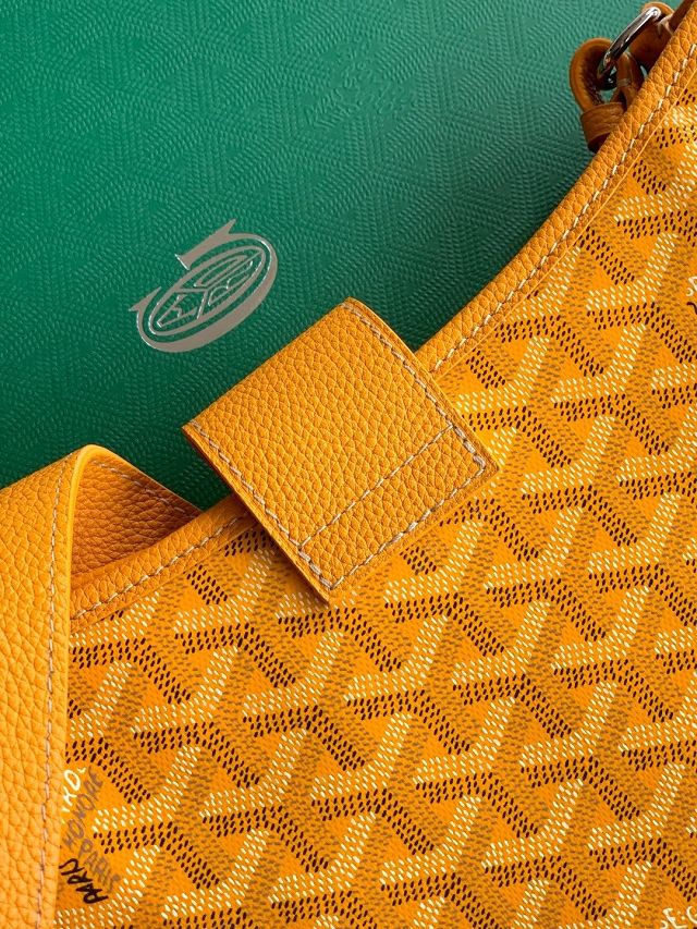 Goyard original canvas musette pm bag GY0145 yellow