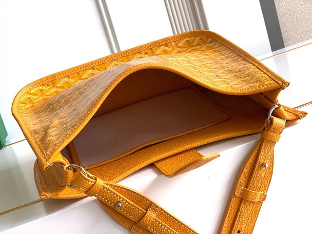 Goyard original canvas musette pm bag GY0145 yellow